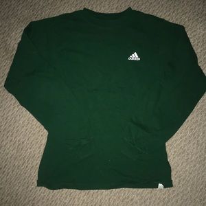 Green Long Sleeved Adidas Shirt